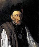 Theodore   Gericault Man with Delusions of Military Command oil